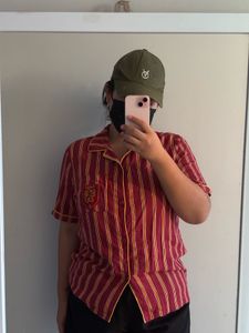 Striped Button-Up Shirt( Harry Potter)