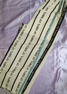 SHIEN Flared White Trousers