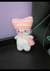 Handmade Crocheted Character Keychain