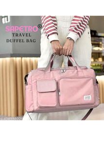 Travel Duffel Bag - Pink