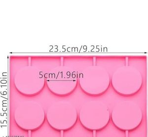 Pink Lollipop Silicone Mold Set