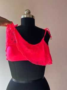 H&amp;M pink bikini top