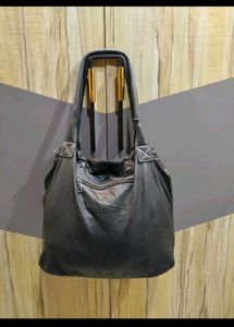 Striped Shoulder Bag