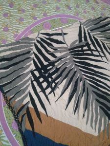 Stylish Tropical Print Kaftan Top