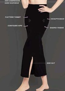 Clovia Saree Shapewear with Side Slit in Black