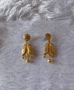 Beautiful Imitation Golden Dangle Earrings