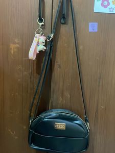 Branded Kleio Black Sling Bag