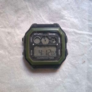 Digital Watch Case Back