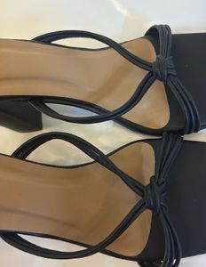 Stylish Black Block Heel Sandals
