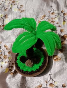 Handmade Pipe Cleaner Palm Tree Decor