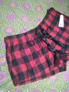 Cozy Plaid Pajama Shorts