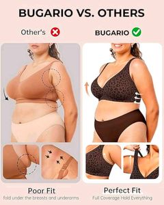 JellyLift Seamless Wireless Leopard Print Bra