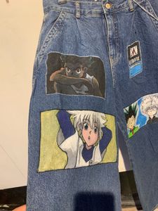 Anime Patch Denim Pants