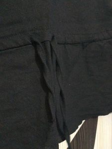 Black Embroidered Cami Top(length 24l)