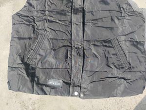 Unisex Sleeveless Padded Black Vest