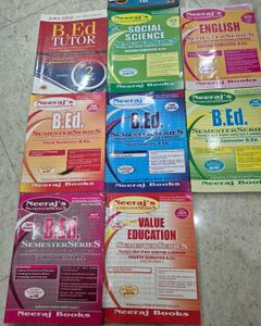 B.Ed. Semester Series Books