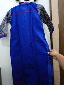 Blue Printed Kurta