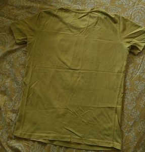 Yellow Graphic Print T-Shirt