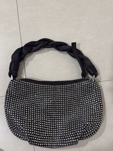 zara Sparkling Rhinestone Shoulder Bag