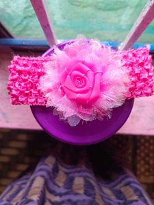 Baby Hat &amp; Headband Set And Cute Pink Sandal