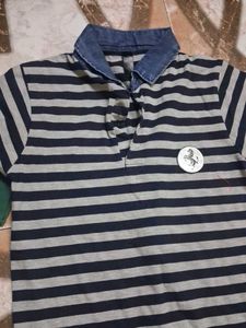Bundle of 2 Striped Polo T-Shirts