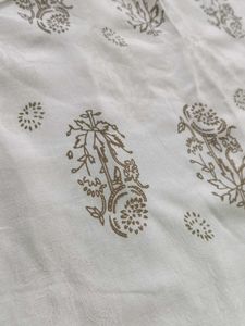 Elegant White Printed Kurta