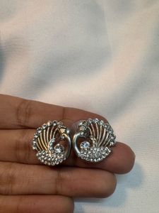 Peacock Stud Earrings