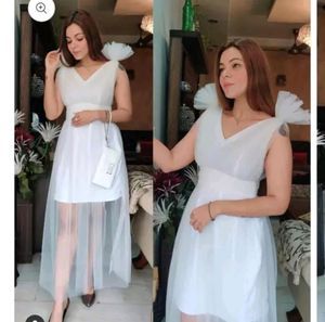 White Tulle Dress