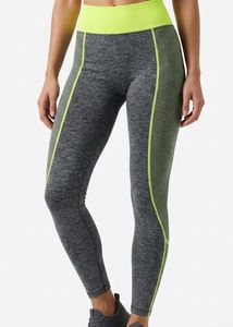 Grey & Neon Athletic Leggings