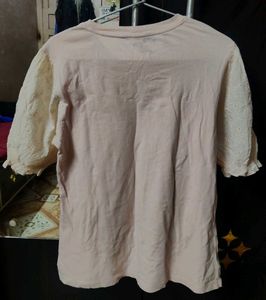 Sweetheart Eyelet Sleeve Top