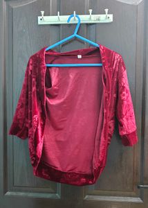 Red Velvet Shrug