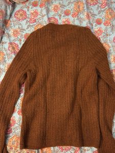 Madewell Brown Knit Cardigan