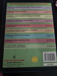 Managing Training Handbook by Sunny Stout