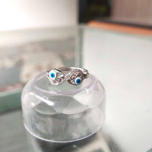 925 pure silver Evil Eye Infinity Ring
