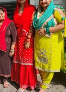Beautiful Red Ethnic Kurta Set