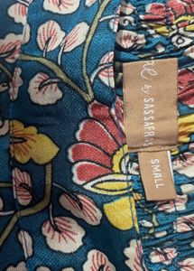 Bohemian Floral Print Heavy Sharara Pants