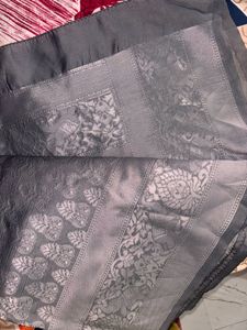 grey saree