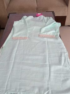 Light Green Kurta with Peach Pants