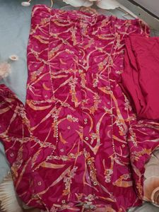 Vibrant Pink Kurta Set with Trousers