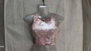 24286. Cute Pink Skull Graphic Crop Top