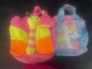 Cute Butterfly & Unicorn Plush Bags