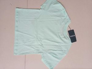 Mint Green Butterfly Graphic Tee