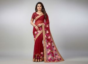 Beautiful Embroidered Saree