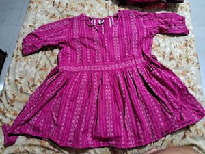 Women's Ethnic Pink Co-ords Set