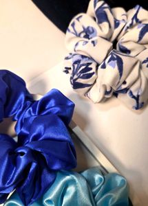 Satin Scrunchies Set