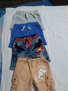 Boys' Shorts Bundle (4 Pairs)