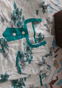Chic Floral Print Kurta set