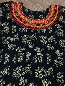 Boho Floral Print Kurti