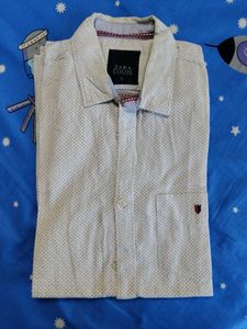 Men's Dotted Casual Shirt 42 cms
