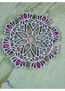 Decorative Lotus Mandala rangoli sacha